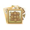 8" X 8" Vintage Beige And White Peel And Stick Removable Tiles