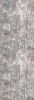 2' X 20' Gray And Ivory Abstract Runner Rug