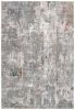 2' X 4' Gray And Ivory Abstract Area Rug