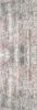 2' X 10' Gray Abstract Pattern Runner Rug