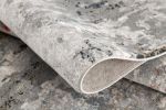 2' X 13' Gray Abstract Pattern Runner Rug