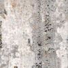 2' X 8' Gray Abstract Pattern Runner Rug