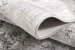 4' X 6' Gray Abstract Patterns Area Rug