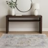 4' X 6' Gray Abstract Patterns Area Rug