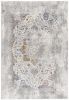 4' X 6' Gray Abstract Patterns Area Rug