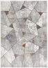 4' X 6' Grey Geometric Area Rug