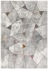 5' X 8' Grey Geometric Area Rug