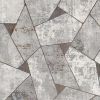 7' X 10' Grey Geometric Area Rug
