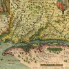 20" X 28" Map Of Virginia C1627 Vintage  Poster Wall Art