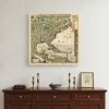 18" X 18" Vintage 1773 Map Of British Empire In North America Wall Art
