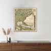 Vintage 1771 Map Of North America Unframed Print Wall Art