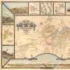 18" X 24" Map Of Tombstone Mining District Vintage Travel Poster Wall Art