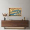 16" x 24" Vintage 1933 Map of Long Island Wall Art