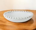 Off White Ceramic Centerpiece Bowl