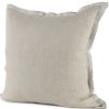 Cream Bordered Pillow Cover