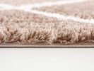 5' X 8' Beige Geometric Area Rug