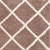 7' X 9' Beige Geometric Area Rug