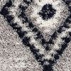 5' X 8' Gray And Navy Boho Chic Area Rug