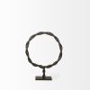 Petite Black Metal Braided Sculpture