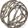Gold Metal Tree Branch Sculpture