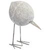 Off White Resin Bird Sculpture