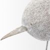 Off White Resin Bird Sculpture