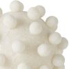 6" Ivory Knobby Nubs Resin Sphere