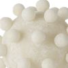 5" Ivory Knobby Nubs Resin Sphere