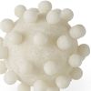 5" Ivory Knobby Nubs Resin Sphere