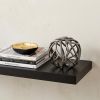 Petite Silver Metal Tree Branch Sculpture