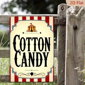 CIFbuy Vintage Circus Candy Aluminum Tin Sign 8x12, Sign 8x12, Rustic Nostalgic Wall Decor（ikTin, ikTin, Theme Self-pickup Logiopics）