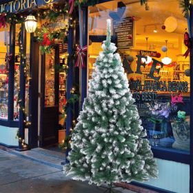 7FT Spray White PVC Christmas Tree 870 Branches (Option: 7ft)