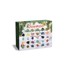 Dowmoo 24 Grid Ore Gift Box Blind Box Christmas Surprise Gift Multicolor Ore Countdown Toy (Option: Default)