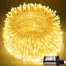 JMEXSUSS 66Ft 200 LED Christmas Lights Outdoor Indoor Christmas Tree Lights (Option: Warm White)