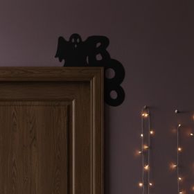 CIFbuy Cute Ghost Halloween Door Hanger Set Gothic Spooky Farmhouse Wall Decor for, Front Door Dorm Room, Haunted House Home Party, Decorative Ar (Option: 55516071)