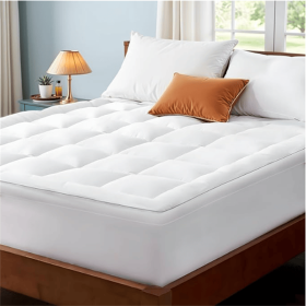 450g full-piece cotton bedspread, King size (Color: White)