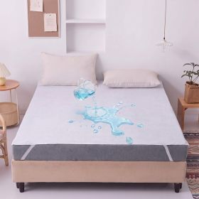 Waterproof Mattress Protector, Deep Pocket Fitted Sheet, Liquid Proof Bed Cover For Bedroom (Option: 80x78 inch-White)